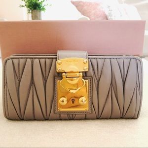 Authentic Used Miu Miu Wallet